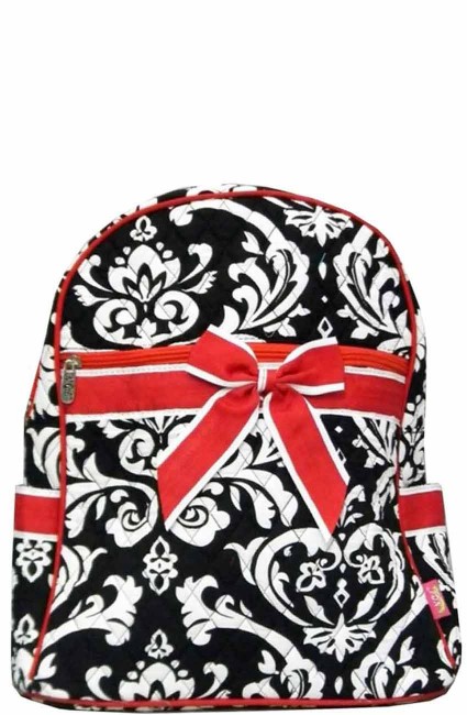 Quilted Backpack-DMQ2828-RED